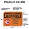 Signmission Safety Culture Sign, 24 in Width, Vinyl Decal, Rectangle OS-2PACK-WS-D-1824-L-12258 - alternate 6